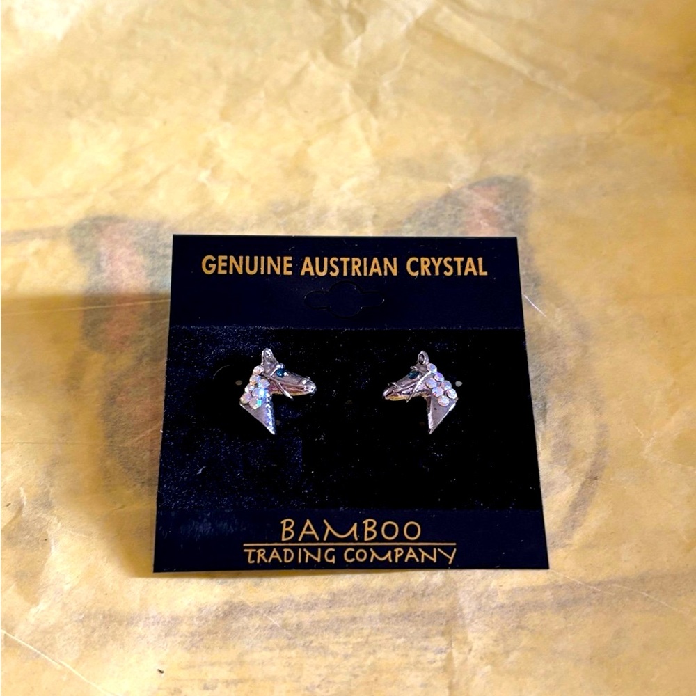 Silver Horse Earrings